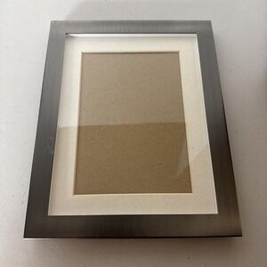 Cupecoy Designs NY  Silver Picture Frame 4"x6" Shadow Box Velvet Back